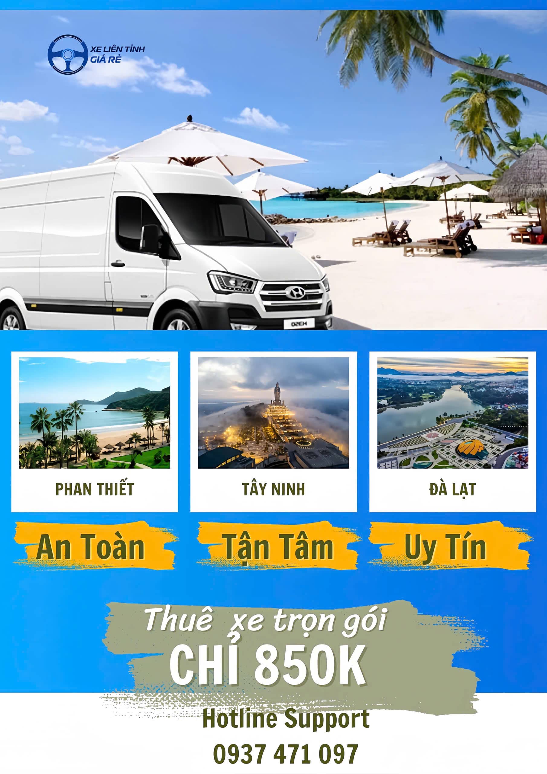 Thuê xe liên tỉnh 16 chỗ